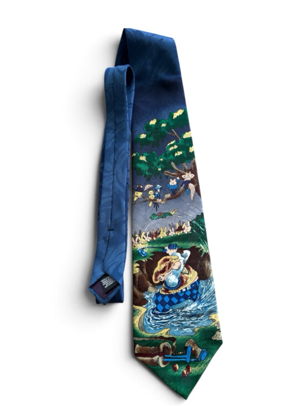 Gary Patterson Necktie Novelty The Gallery Golf Golfer Balancine Hot Cakes Ties